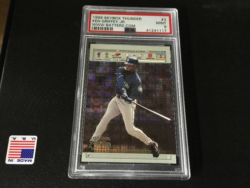 1999 Skybox Thunder Ken Griffey Jr. Card 9 Mint