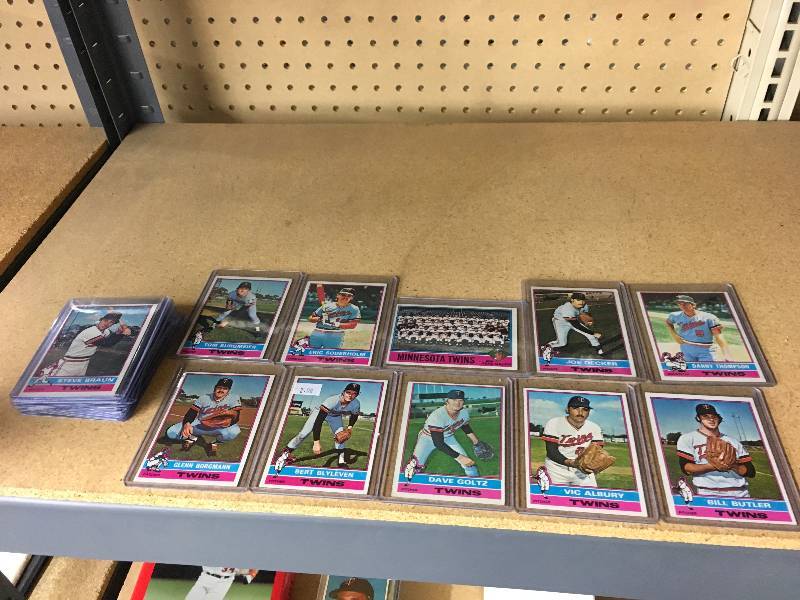 1976 Minnesota Twins Card Lot