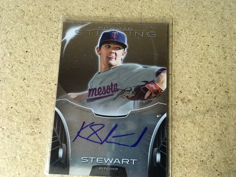 Autographed Kohl Stewart Card - Twins Prospect
