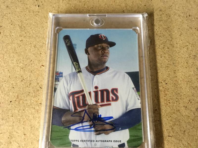Autographed Miguel Sano Card 4050