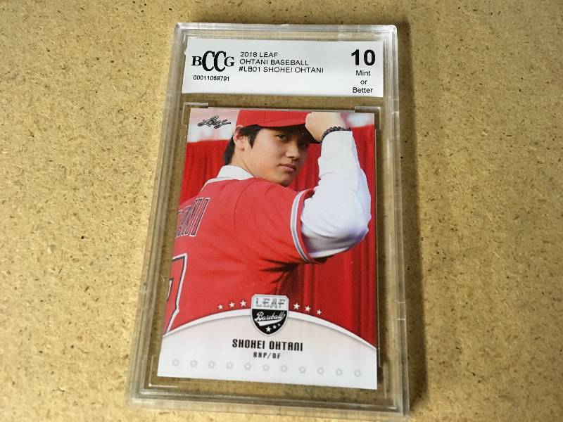 2018 Leaf Ohtani Baseball #LB01 Shohei Ohtani 10 Mint Card