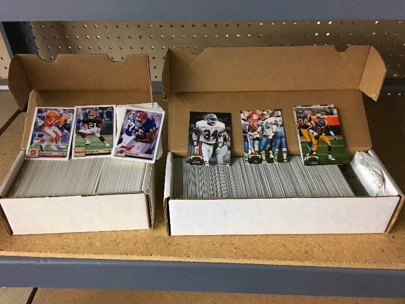 1992 Topps NFL Stadium Club Card Set & 1992 Upper Deck Card Set