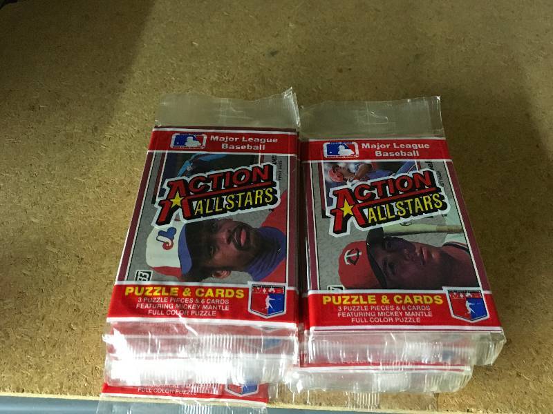 Unopened Packs of 1983 Donruss Action All-stars Cards