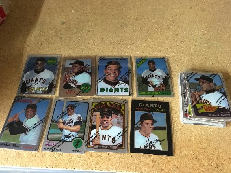 Topps Finest Willie Mays Reprint Baseball Cards