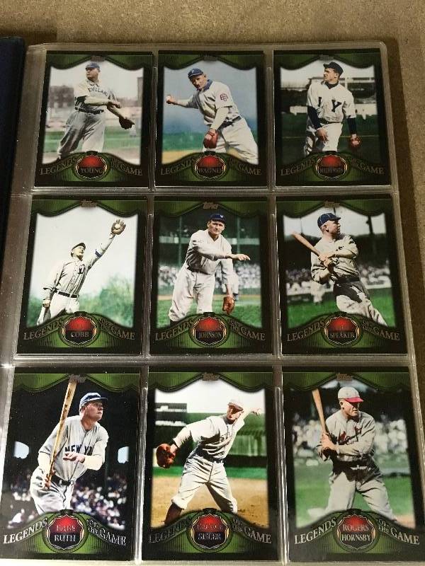 MLB Legends Of The Game Cards Album