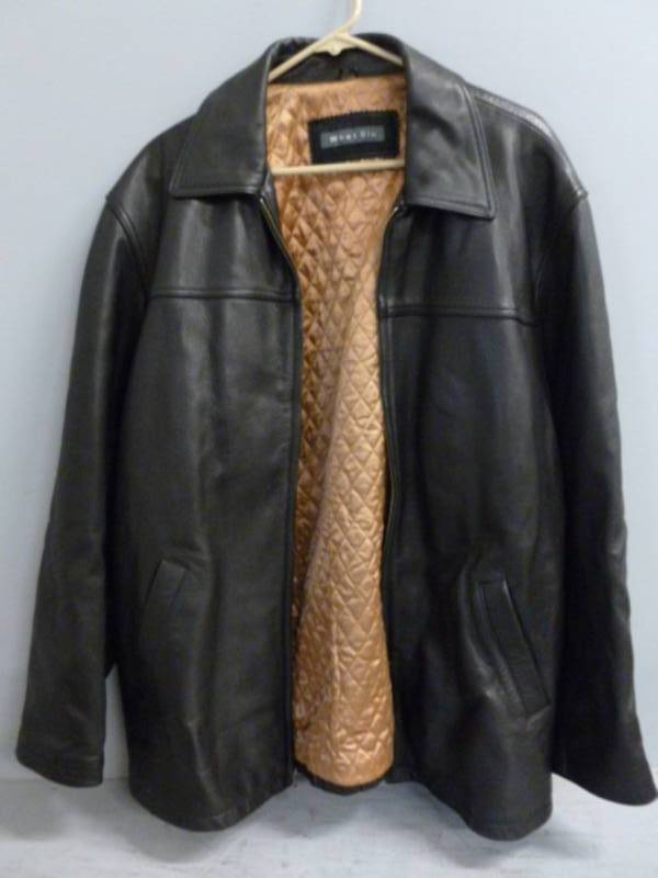 lot 83 image: Leather Jacket