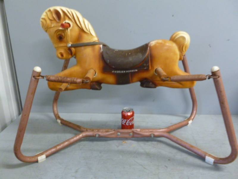 lot 153 image: Vintage Spring Horse