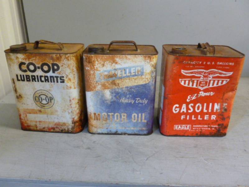 lot 230 image: Vintage Oil Cans