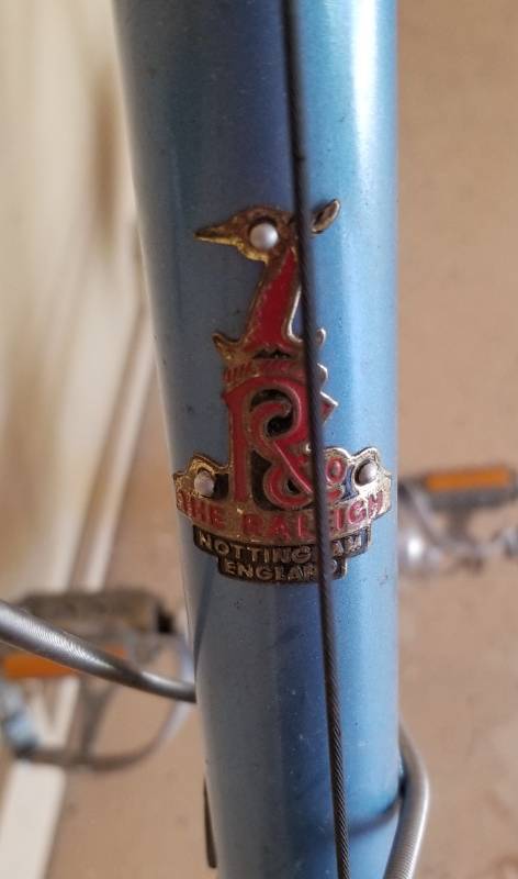lot 130 image: Classic Raleigh Super Grand Prix Bicycle