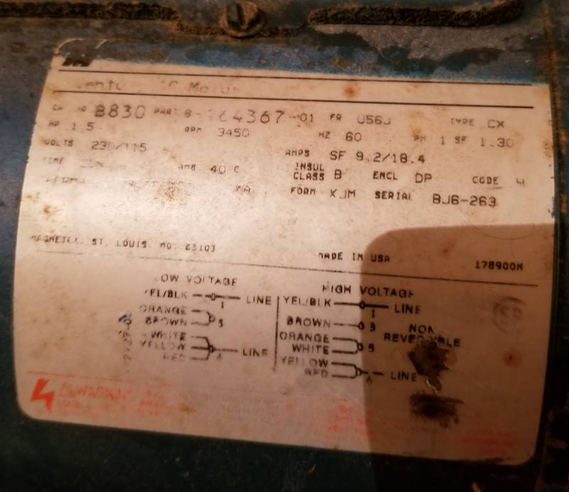 lot 123 image: Magnetek Lake Pump