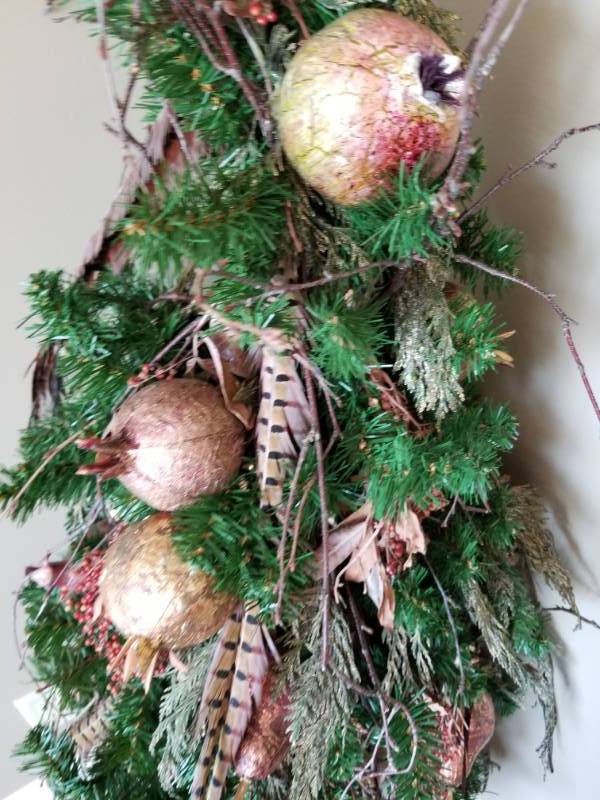 lot 171 image: Festive Christmas Topiary