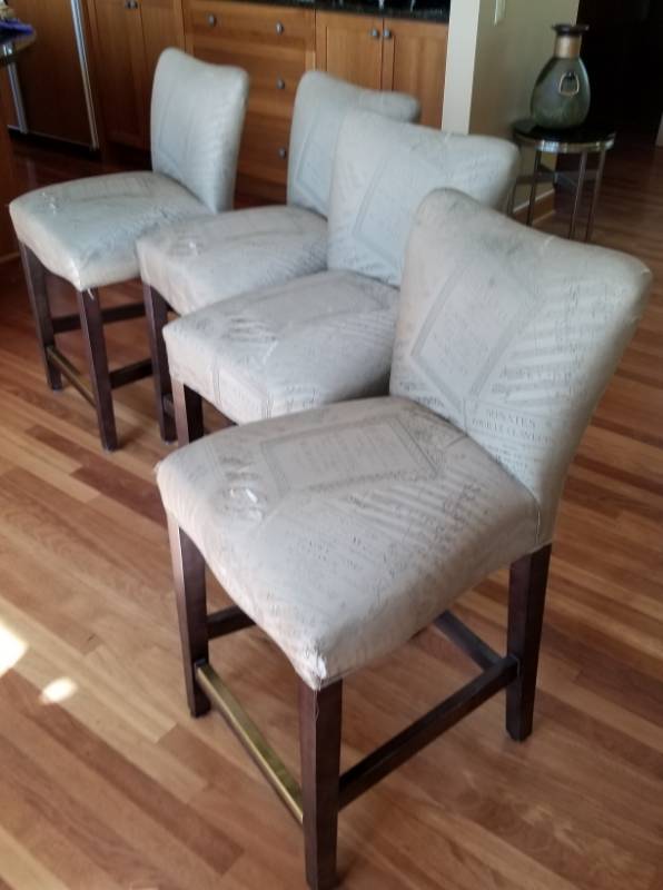 lot 188 image: Set of 4  Counter Chairs
