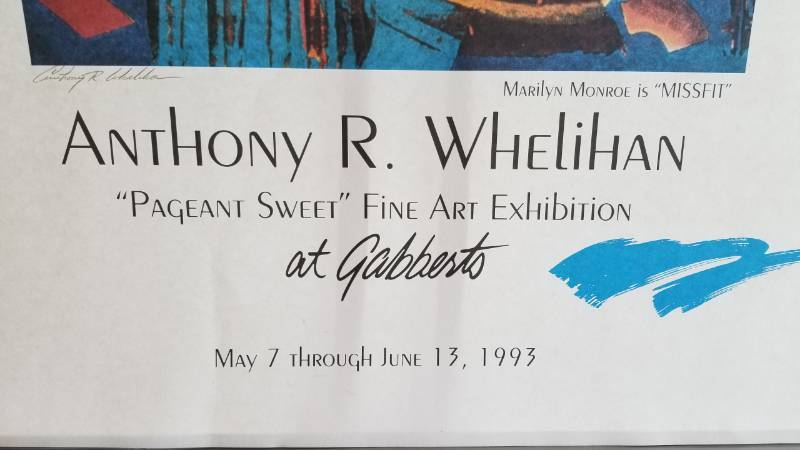 lot 14 image: Anthony R. Whelihan Signed Exhibition Poster