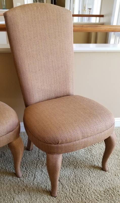 lot 77 image: Set of 6 Upholstered Dining Chairs