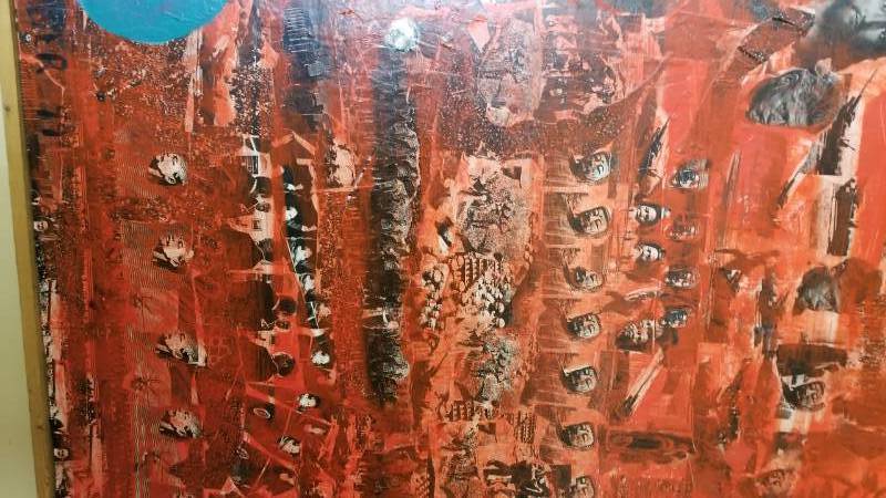 lot 67 image: Original Collage Study by Baber for Dolly Fiterman