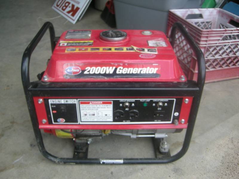 lot 2 image: All-Power 2000W Generator