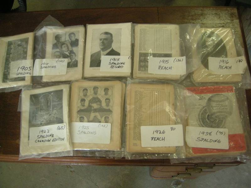 lot 69 image: Antique Baseball Guide Books 1910s-20s