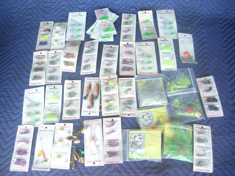 lot 77 image: Group Fishing Lures, Jigs