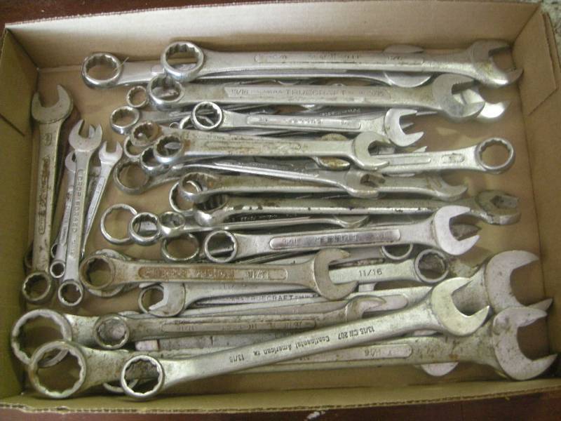 lot 86 image: Group Combination Wrenches