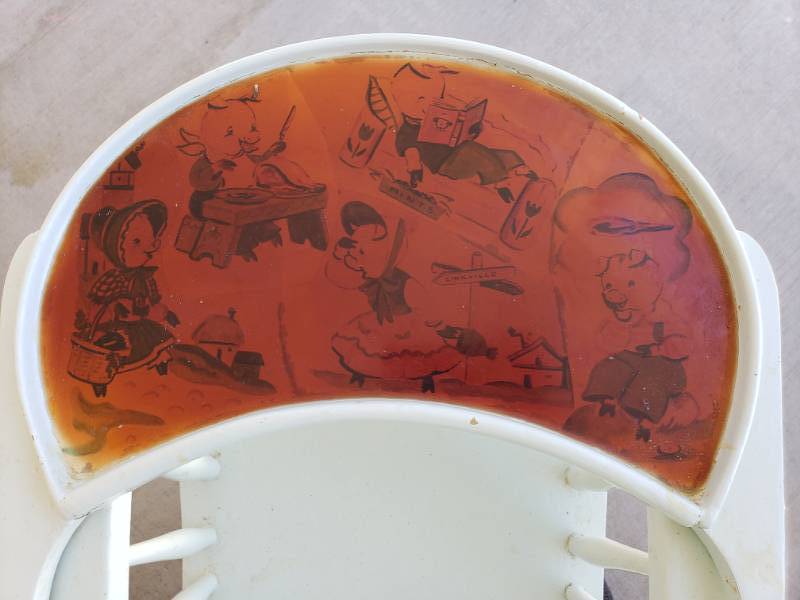 lot 26 image: Vintage Square brand chittenden & Eastman company High Chair