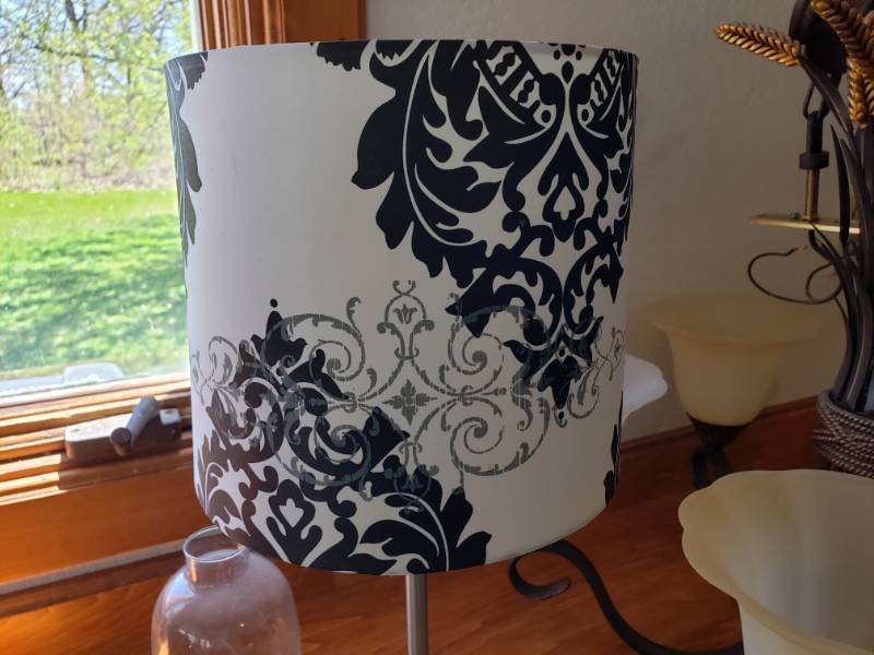 lot 35 image: Designer Table Lamp  Ceiling Light  Candle Wall Hangers
