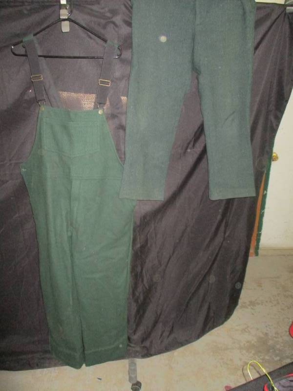 lot 97 image: Mens Wool Pants and Wool Bibs