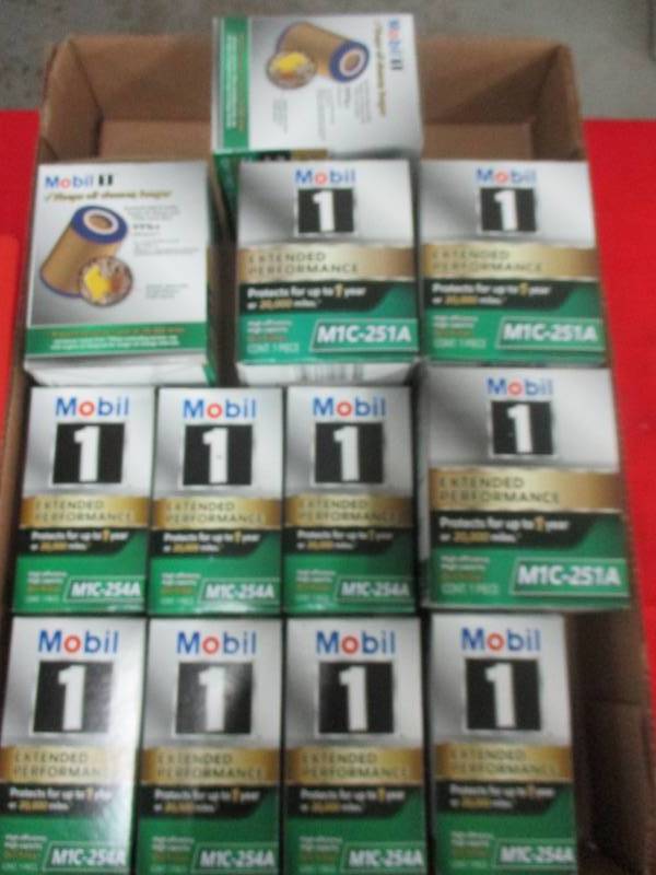 lot 99 image: Mobil 1 Extended Performance Oil Filter m1C-251A and M1C-254A