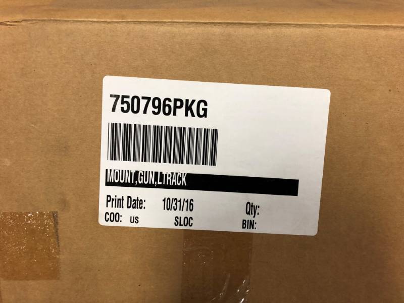lot 424 image: UTV Side by Side Gun Mount- LTrack - New In Box