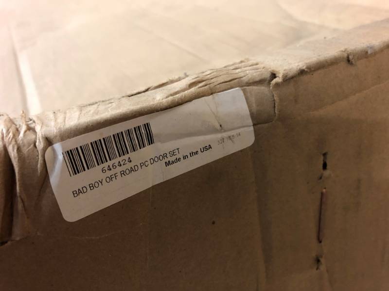 lot 436 image: UTV Side by Side PC Door Set  New In Box
