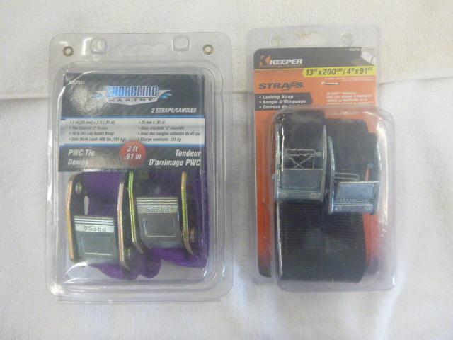 lot 21 image: 2 Packs of Tie Downs