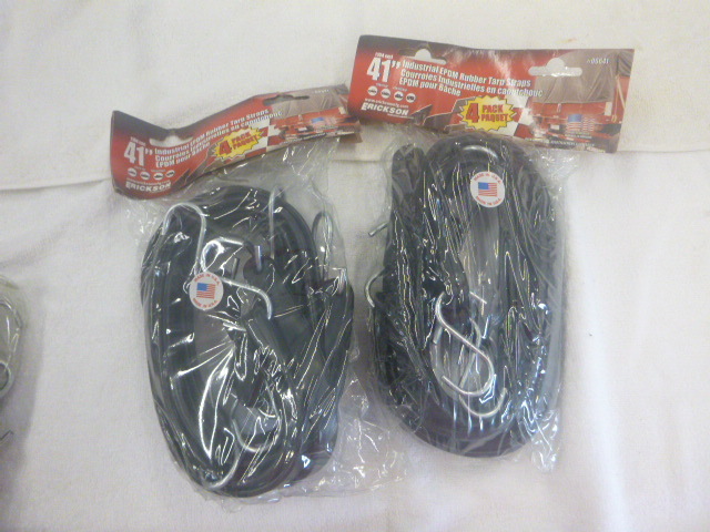 lot 22 image: 2 Packs of Erickson Industrial EPDM Rubber Tarp Straps