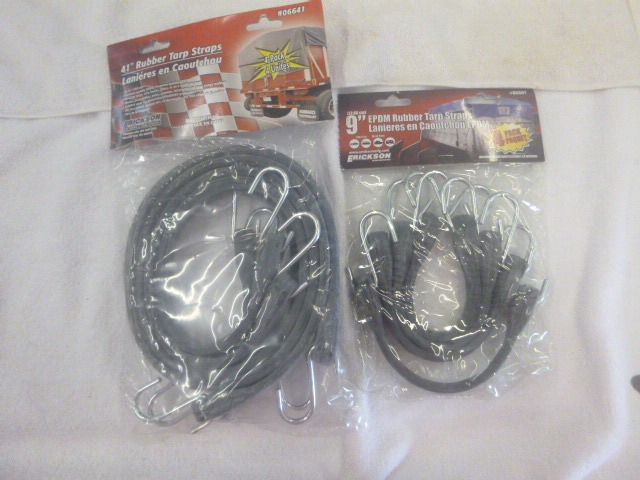 lot 26 image: 2 Packs of Erickson Rubber Tarp Straps