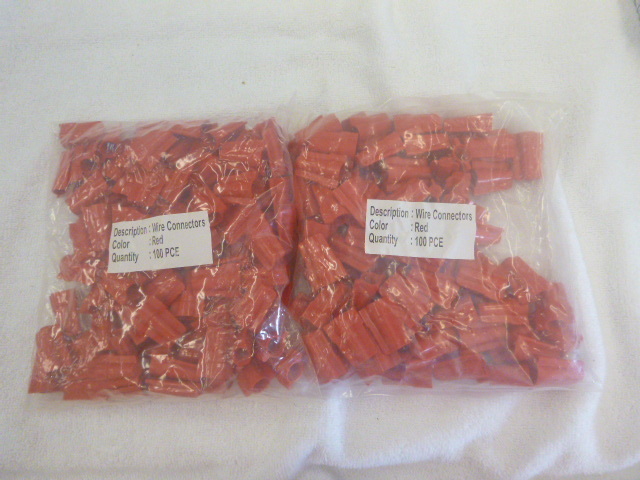 lot 52 image: 2 Bags of Red Wire Connectors