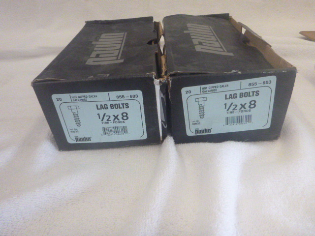 lot 69 image: 2 Boxes of Paulin Lag Bolts