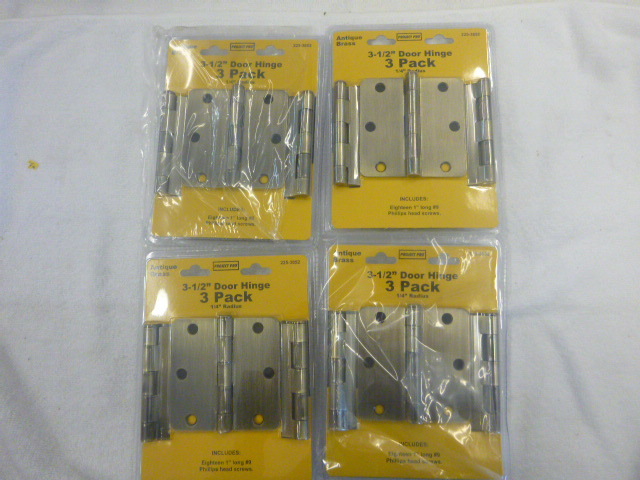 lot 77 image: 4 Packs of Project Pro Door Hinges