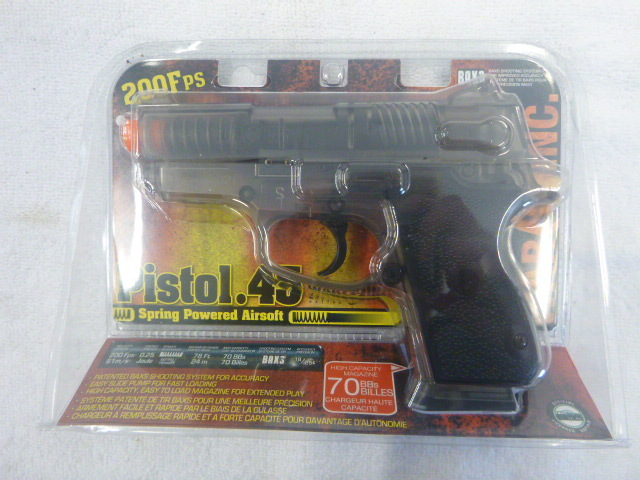 lot 89 image: BAXS Spring Powered Airsoft Pistol