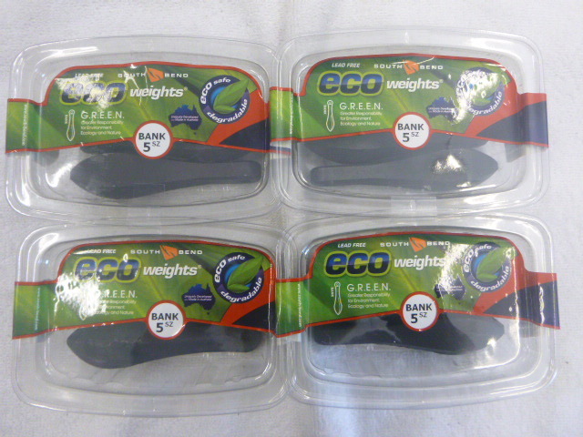 lot 119 image: 4 Packs of South Bend ECO Weights