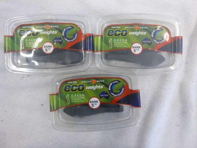 lot 121 image: 4 Packs of South Bend ECO Weights