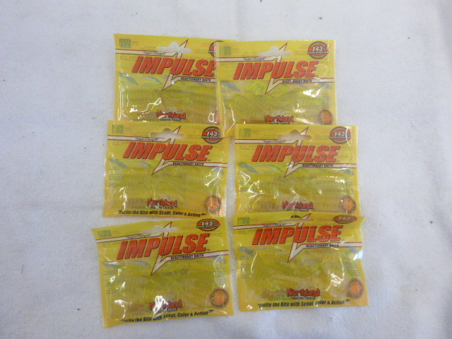 lot 148 image: 6 Packs of Northland Impulse Swimming Grubs