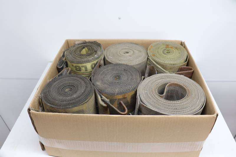 lot 16 image: Lot of (12) 3 Truck Straps