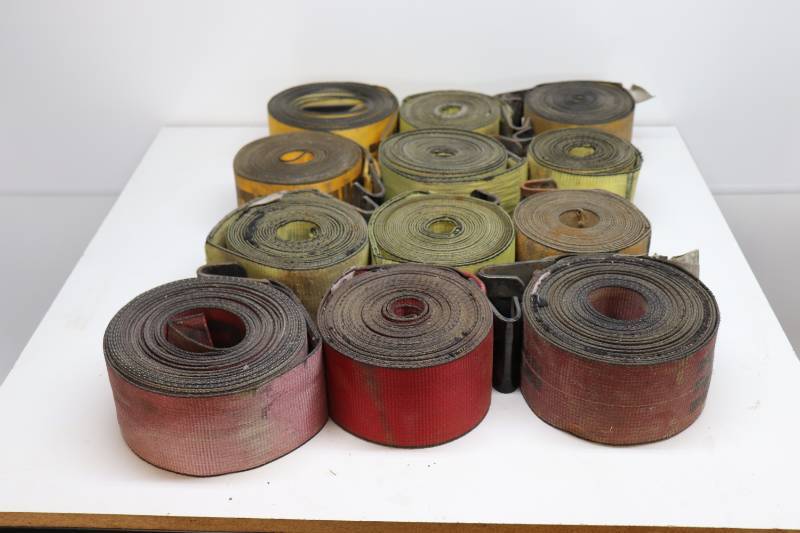 lot 17 image: Lot of (12) 3 Truck Straps