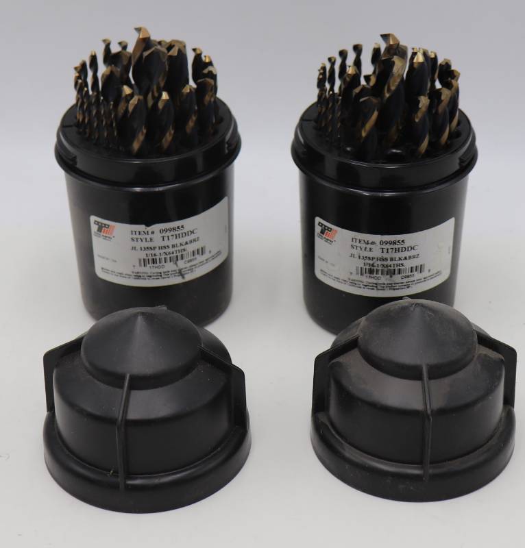 lot 63 image: (2) Drill Bit Sets