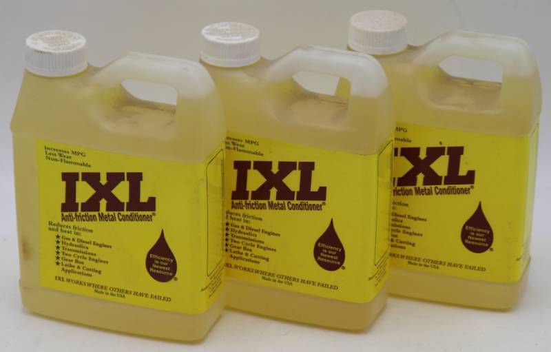 lot 69 image: lot of (3) IXL Anti-Friction Metal Conditioner