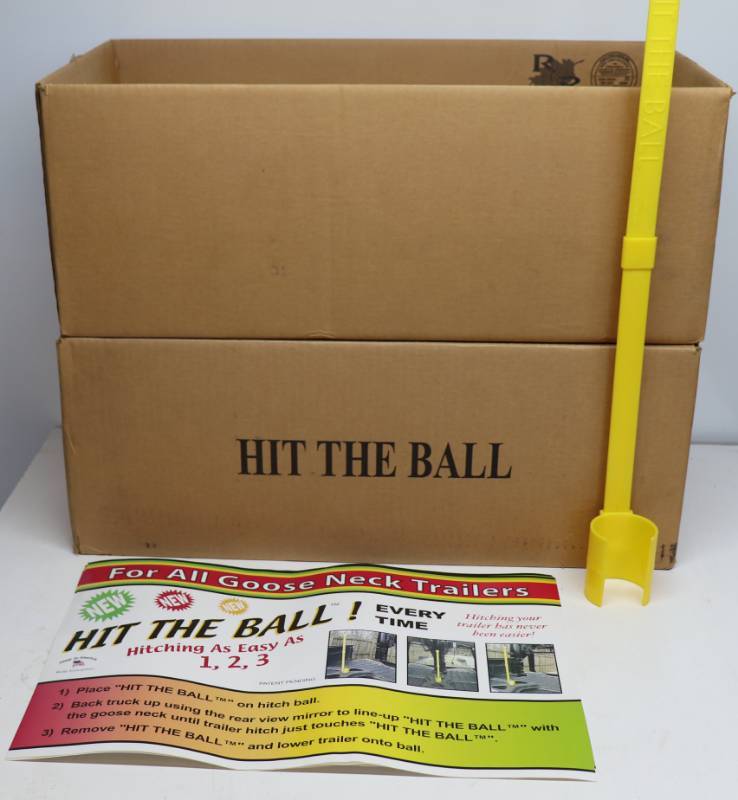 lot 80 image: Approx 100 Hit The Ball Goose Neck Trailer Backup Helpers