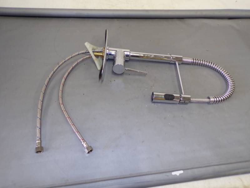 lot 30 image: Stainless steel Kitchen Faucet