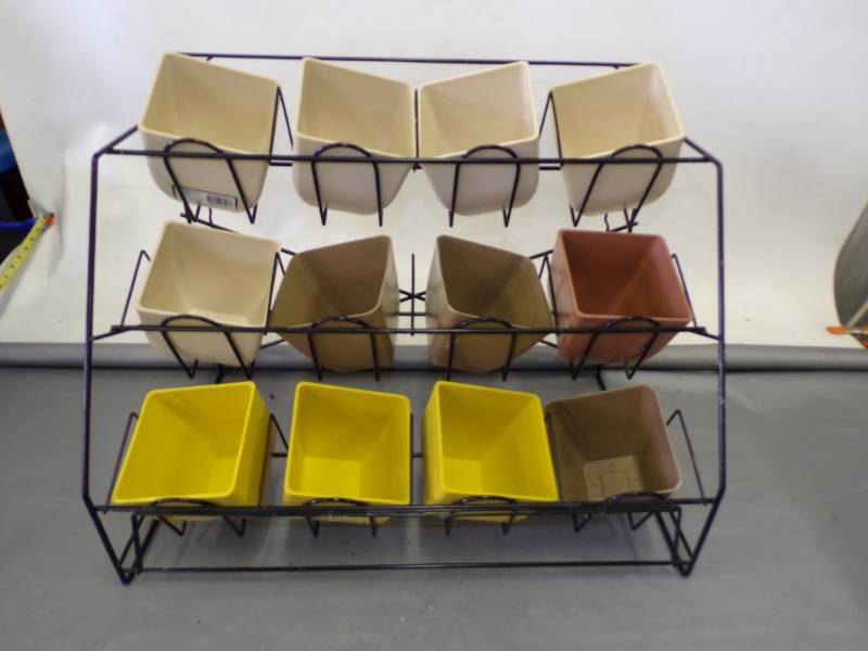 lot 38 image: Wire Rack with Removable Bins