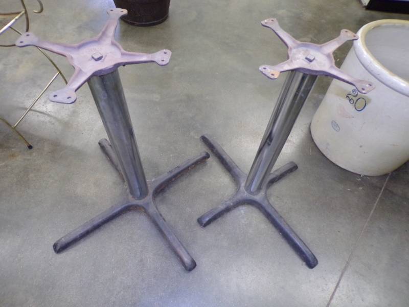 lot 79 image: Pair of Table Legs