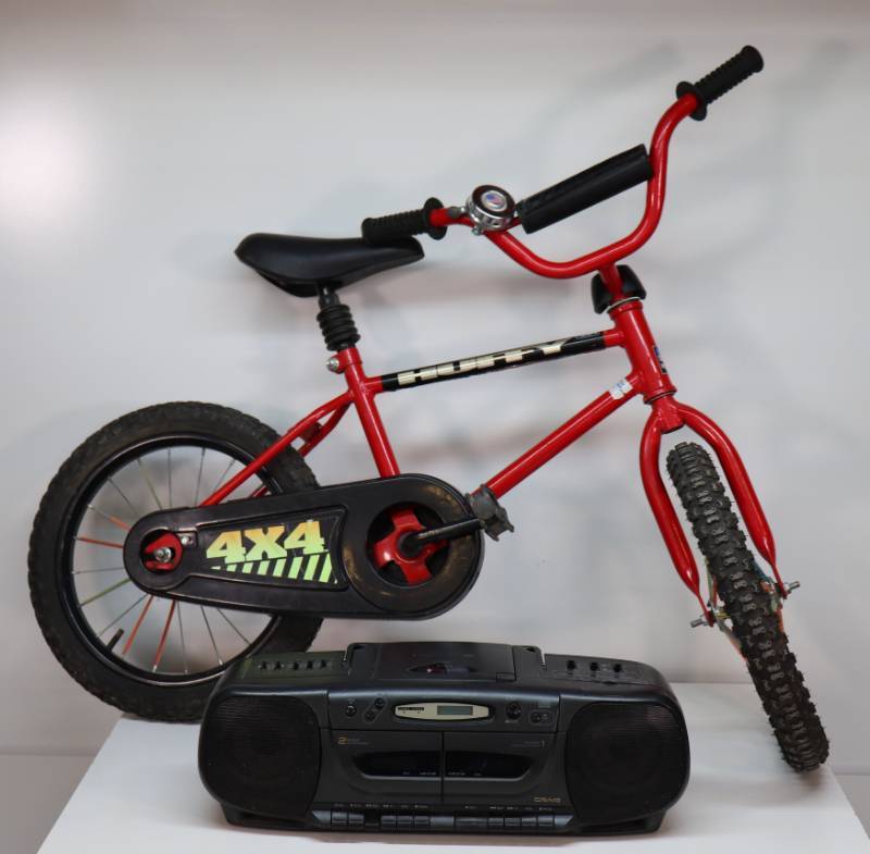 lot 15 image: Bike and CD Player