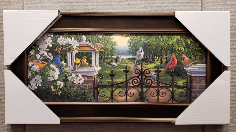 lot 33 image: Kim Norlien Springtime Melody Framed Print 36 x 18 12