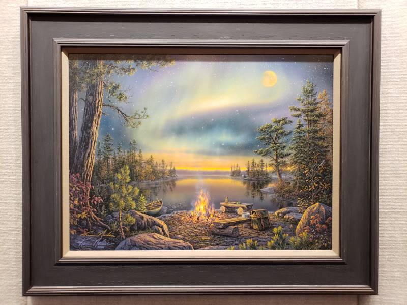 lot 39 image: Kim Norlien Hand Signed A Night To Remember Framed Print 30 34 x 25